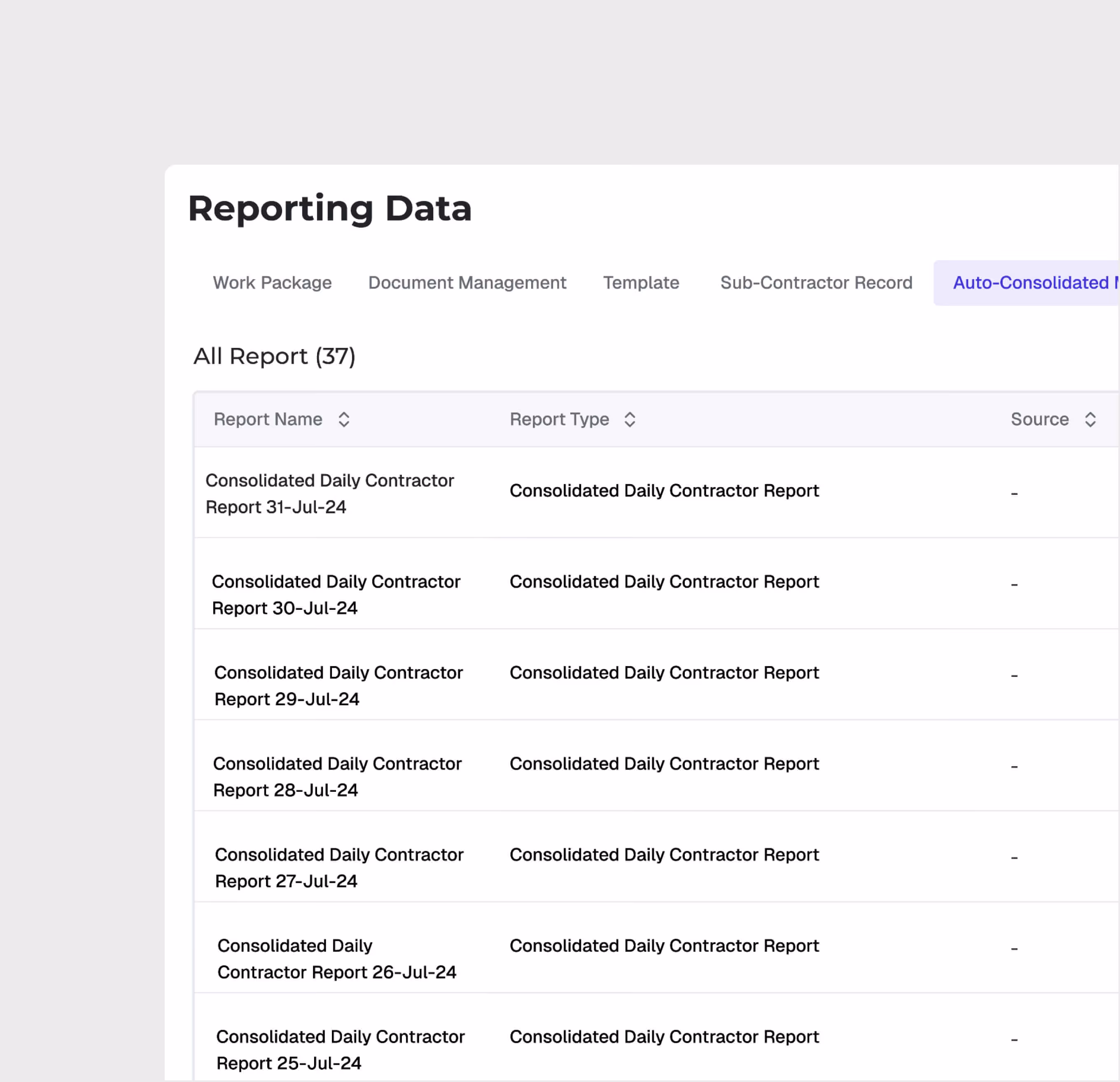 Auto-Consolidated Master Records