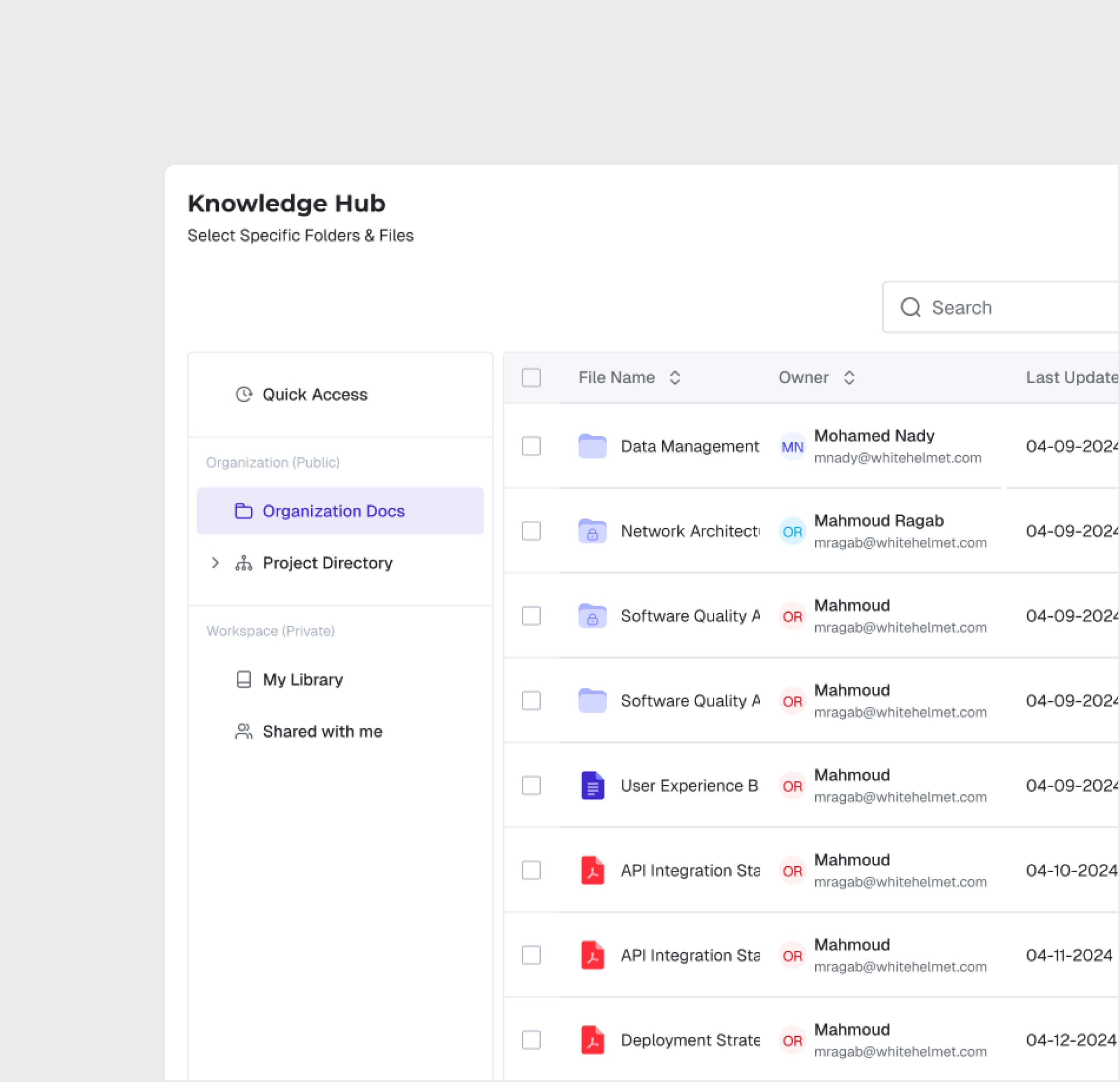Knowledge Base Connection