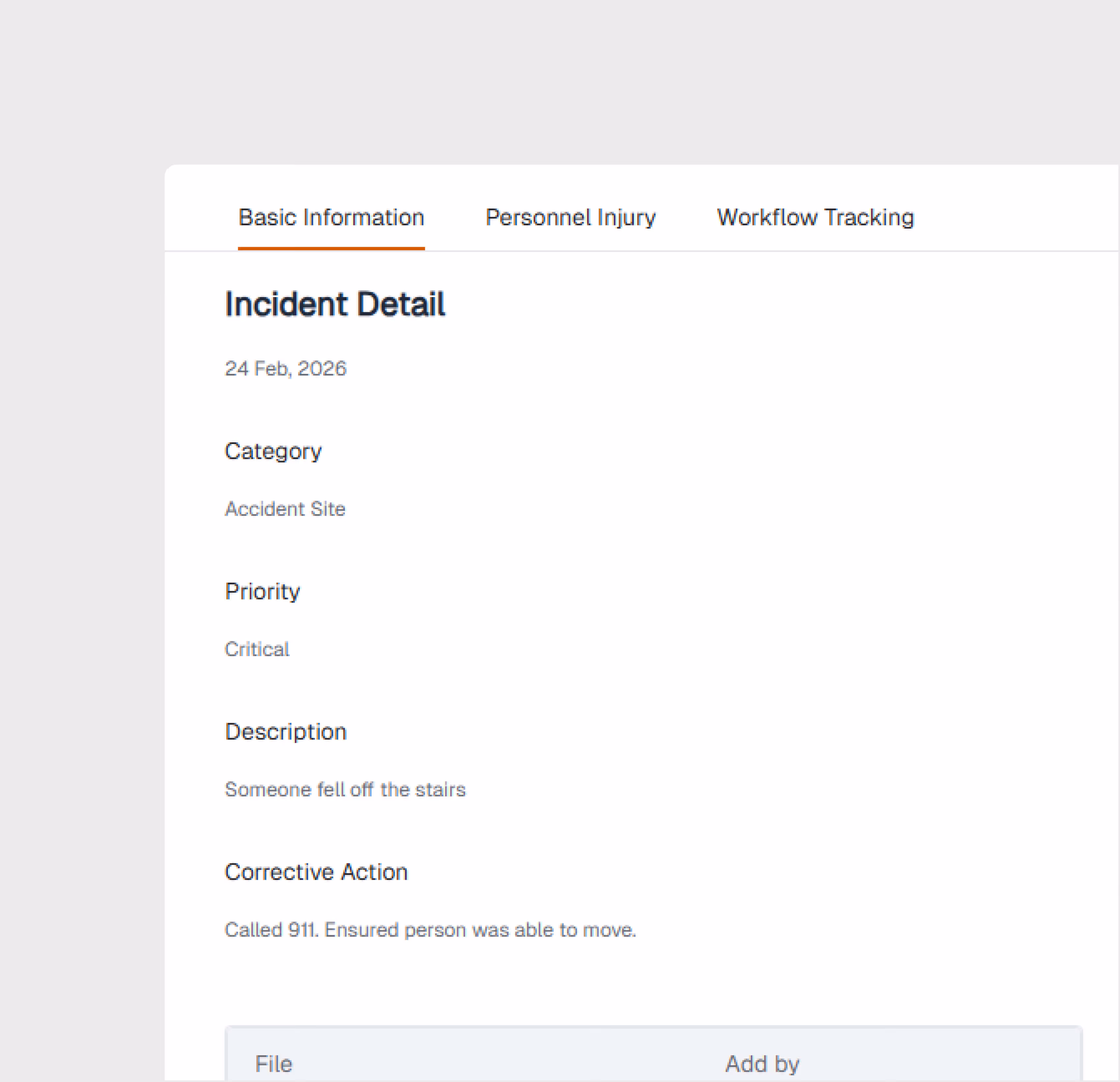 Digital Incident Reporting