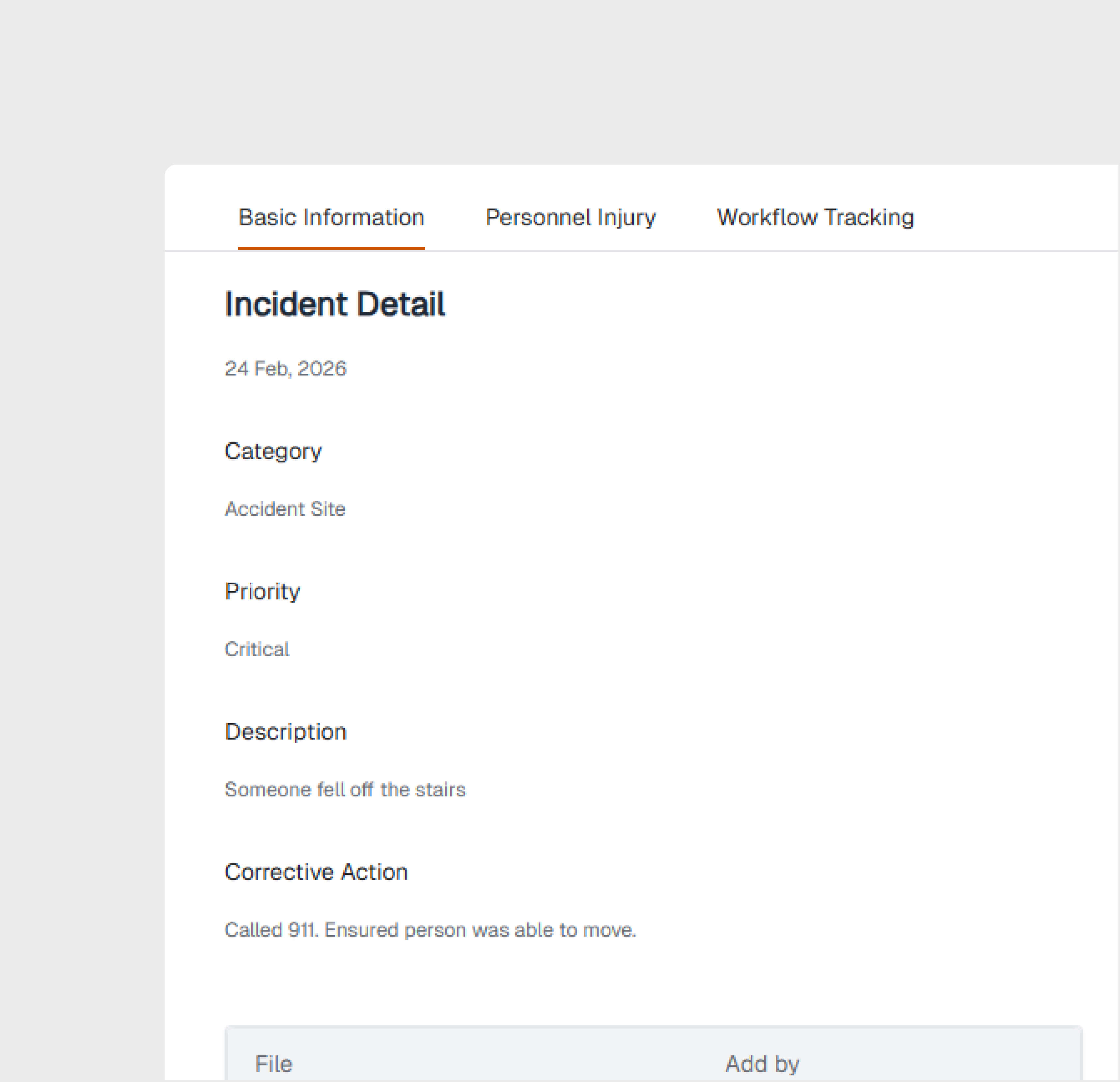 Digital Incident Reporting