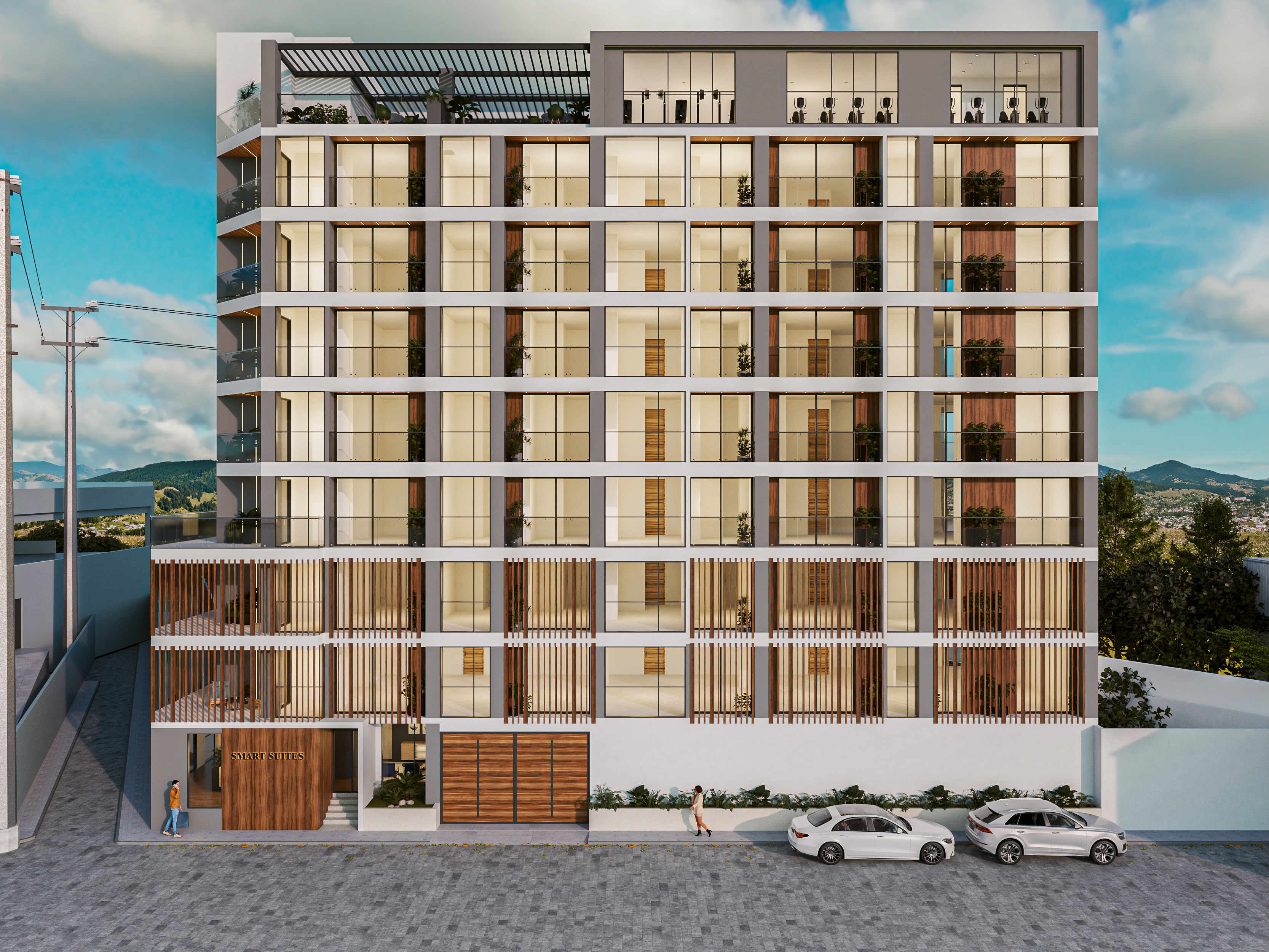 Fachada principal Smart Suites Oaxaca