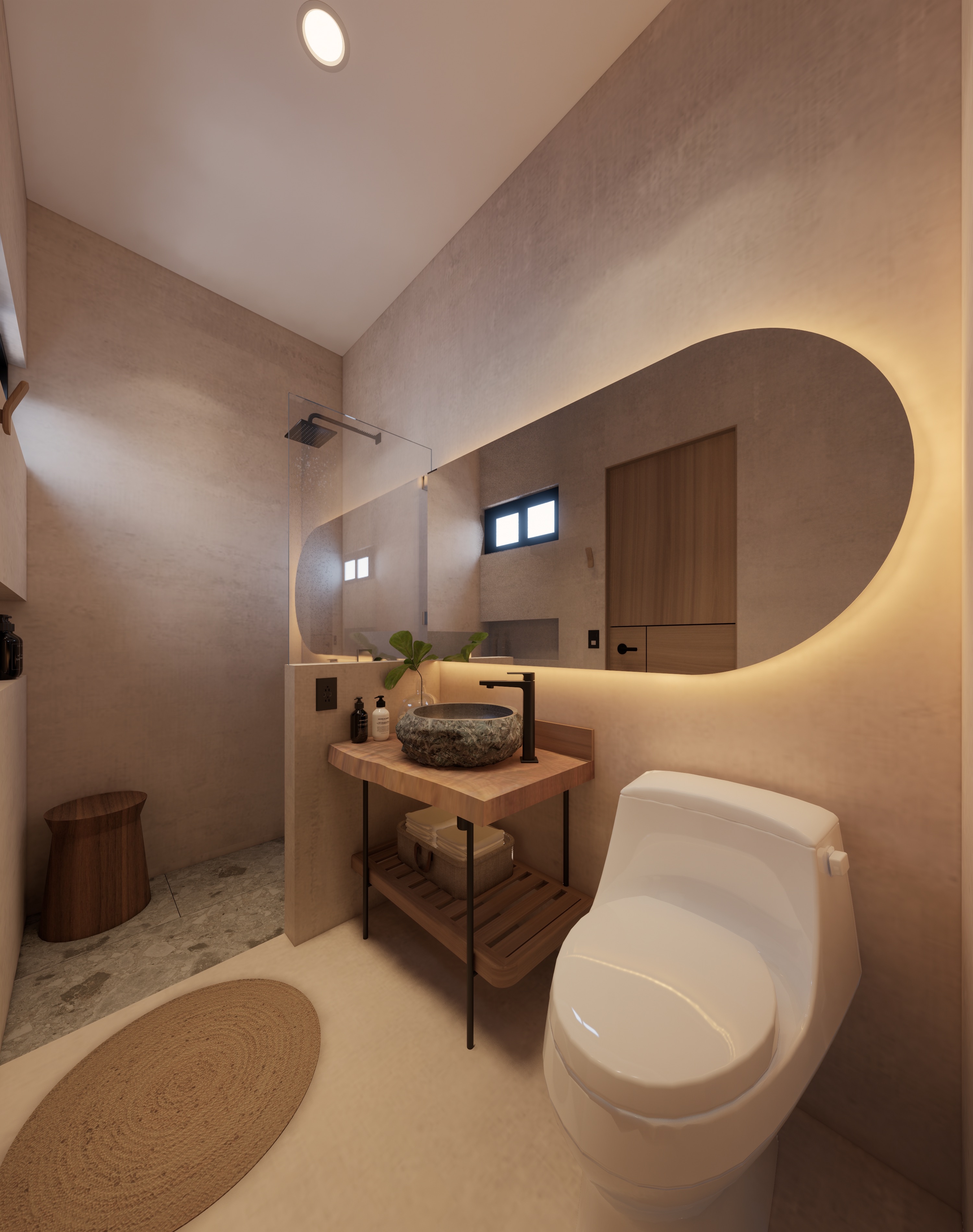 Baño principal Villa Lumina