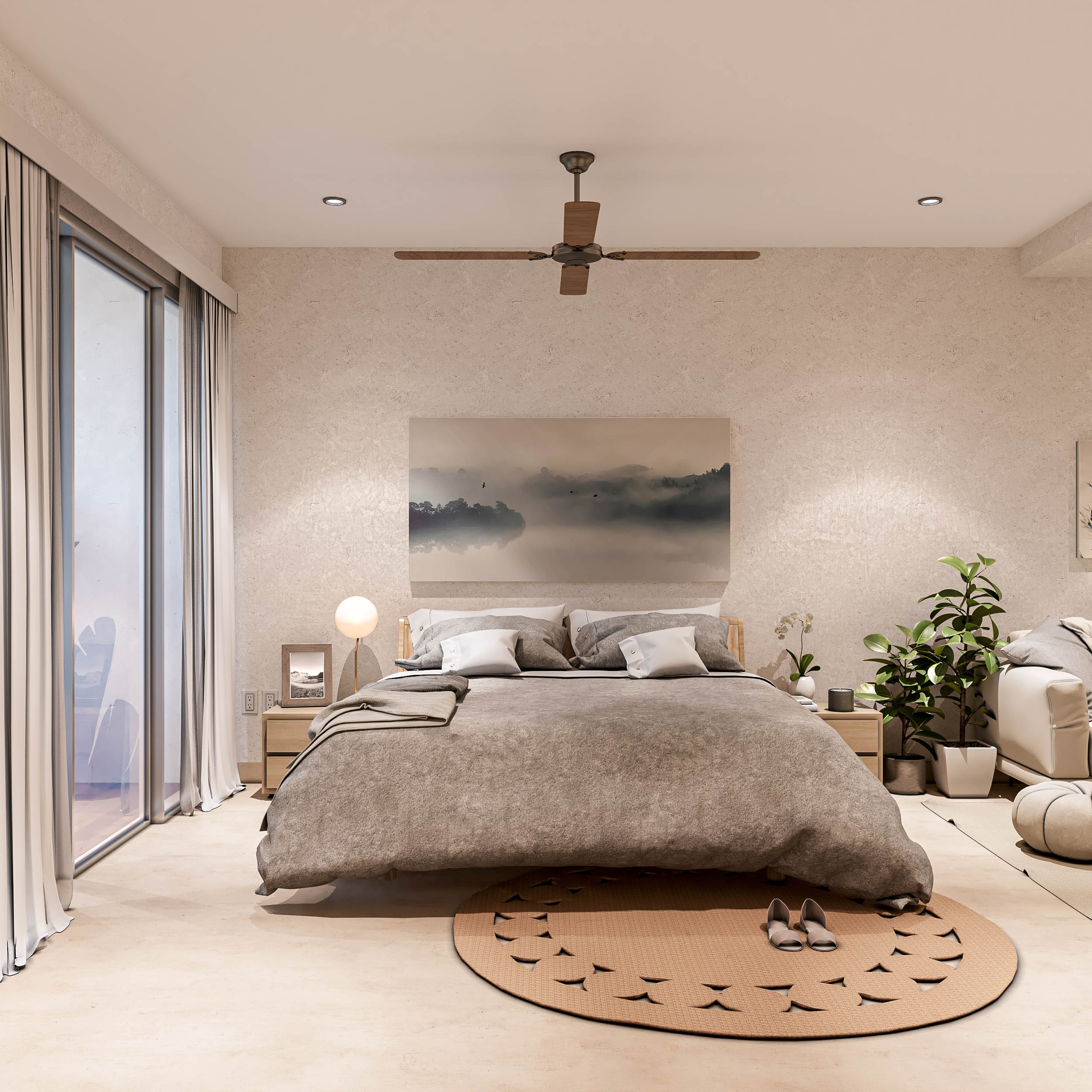 Recámara del Departamento Agua