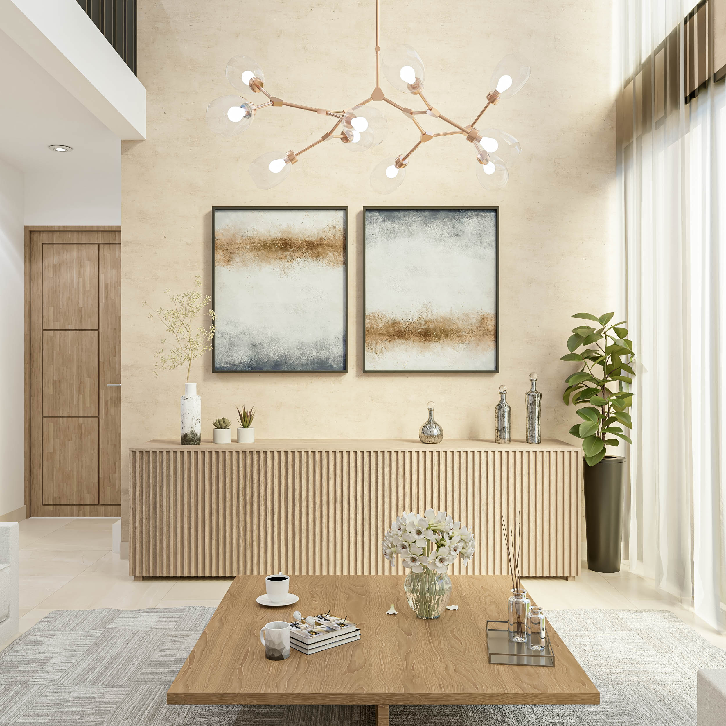 Interior cálido