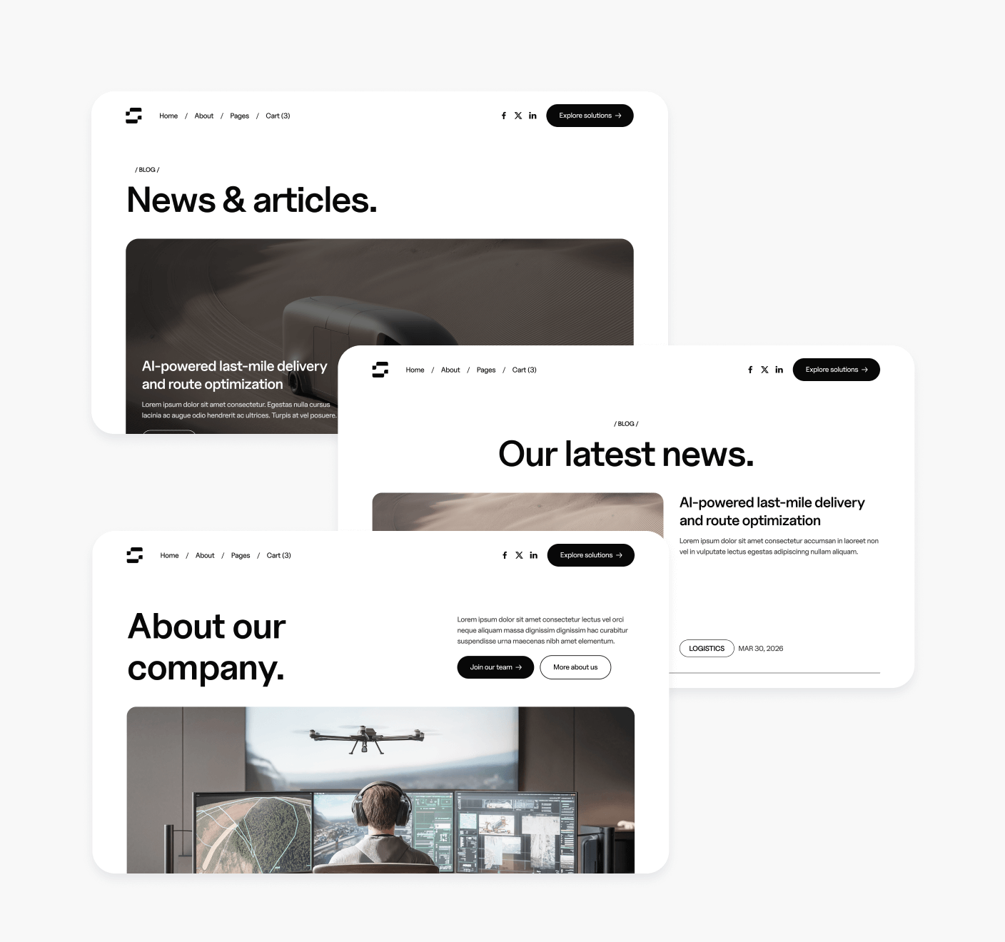 Neuralflow - 40 Sections - AI Solutions Webflow Template | BRIX Template

