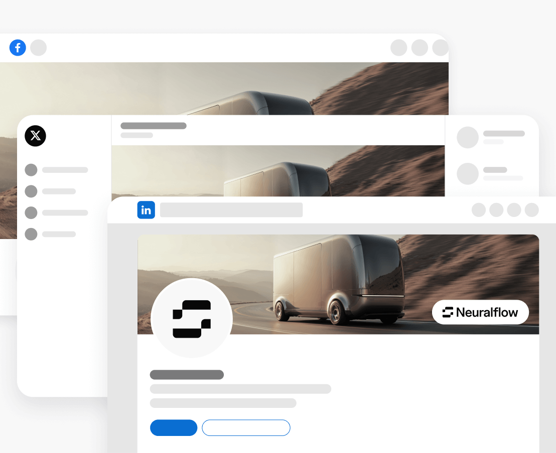 Neuralflow - Social Media Assets - AI Solutions Webflow Template | BRIX Template
