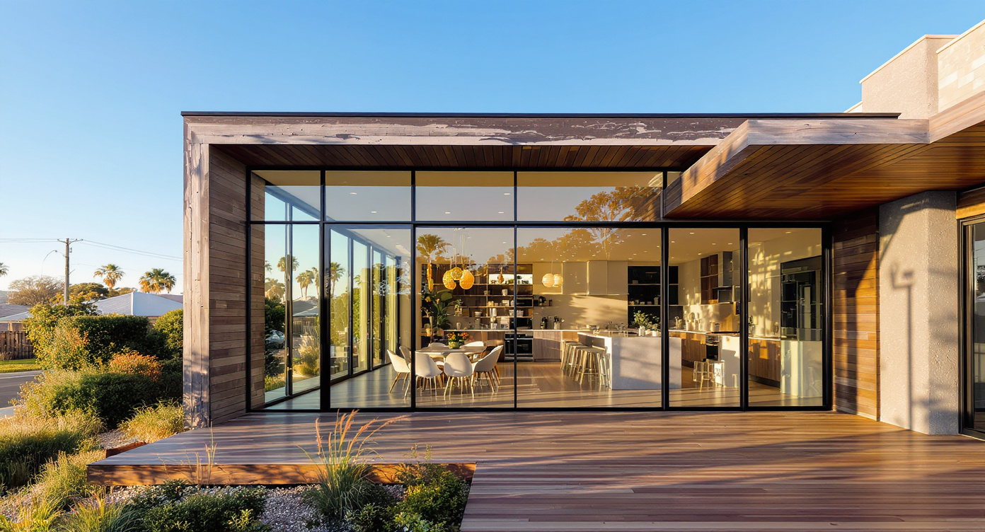 Perth property market featuring glass and deck - Somerstone Property Group