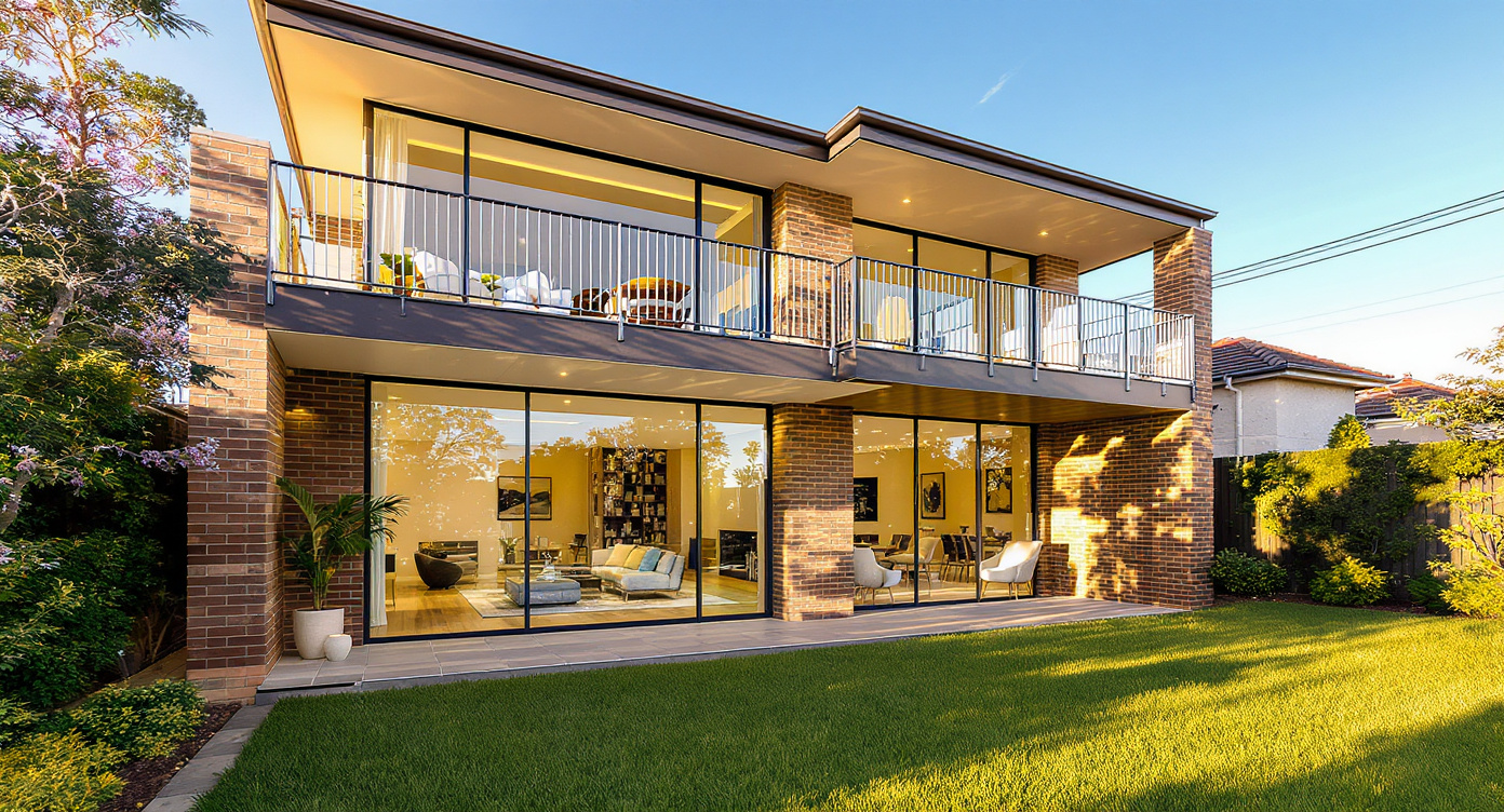Australia housing market featuring glass and balcony - Somerstone Property Group