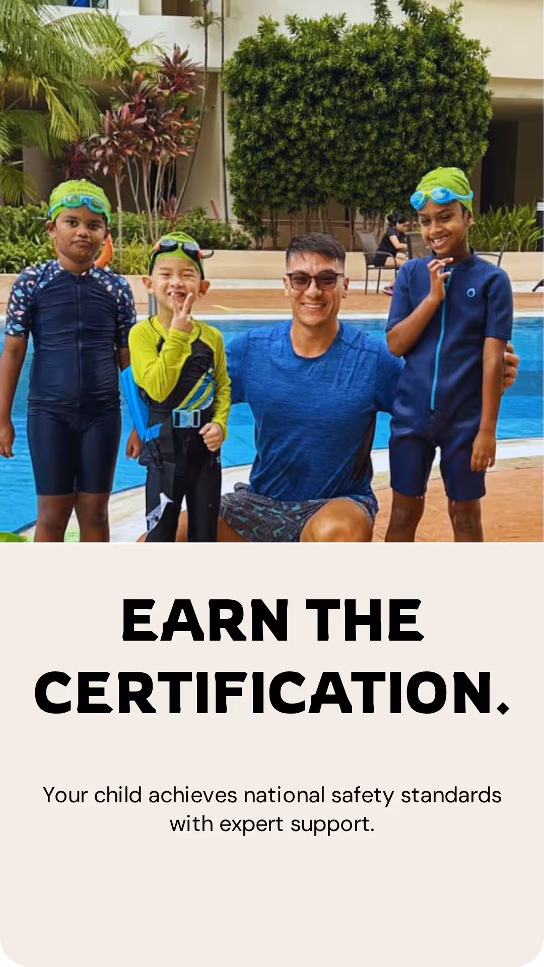 Excellence in early years swimming tuition at