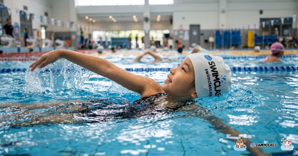 Professional baby and kids swimming mastery at