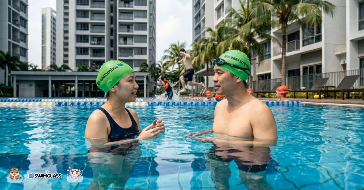 Affordable Adult Swimming Lessons Singapore | $80 Private | Swim Class SG