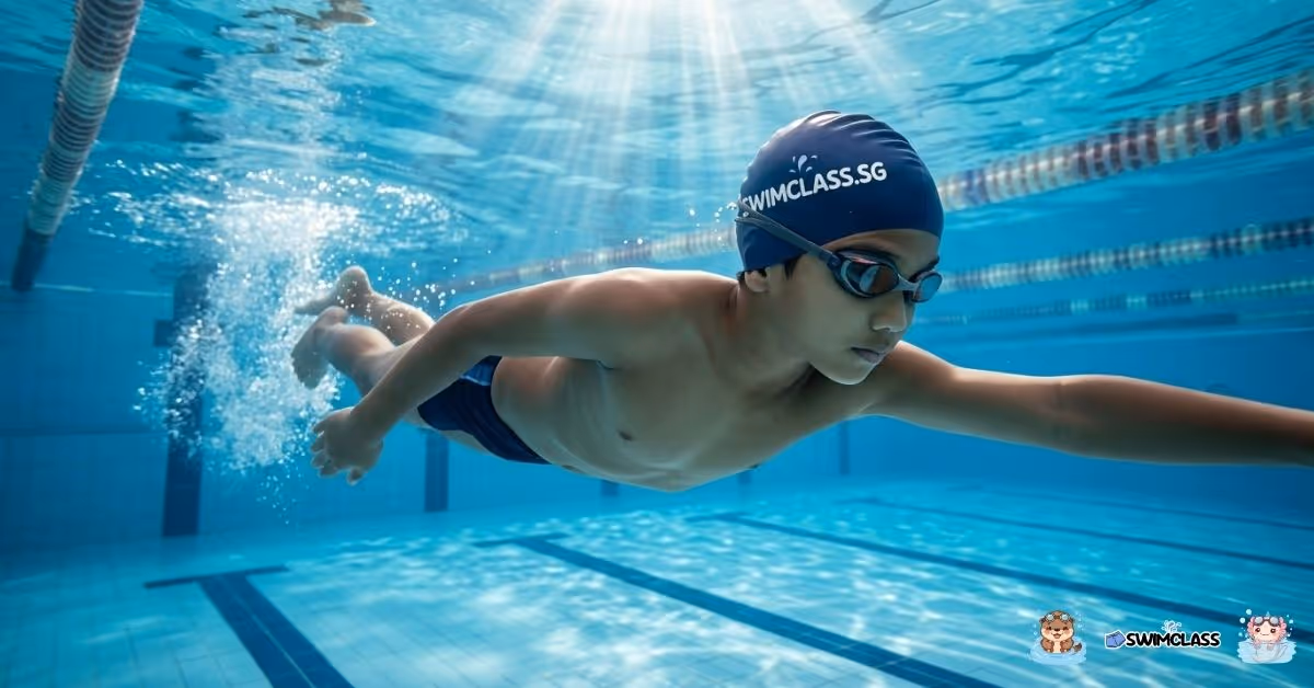 Empowering young swimmers with confidence at Woodleigh Residences Bidadari