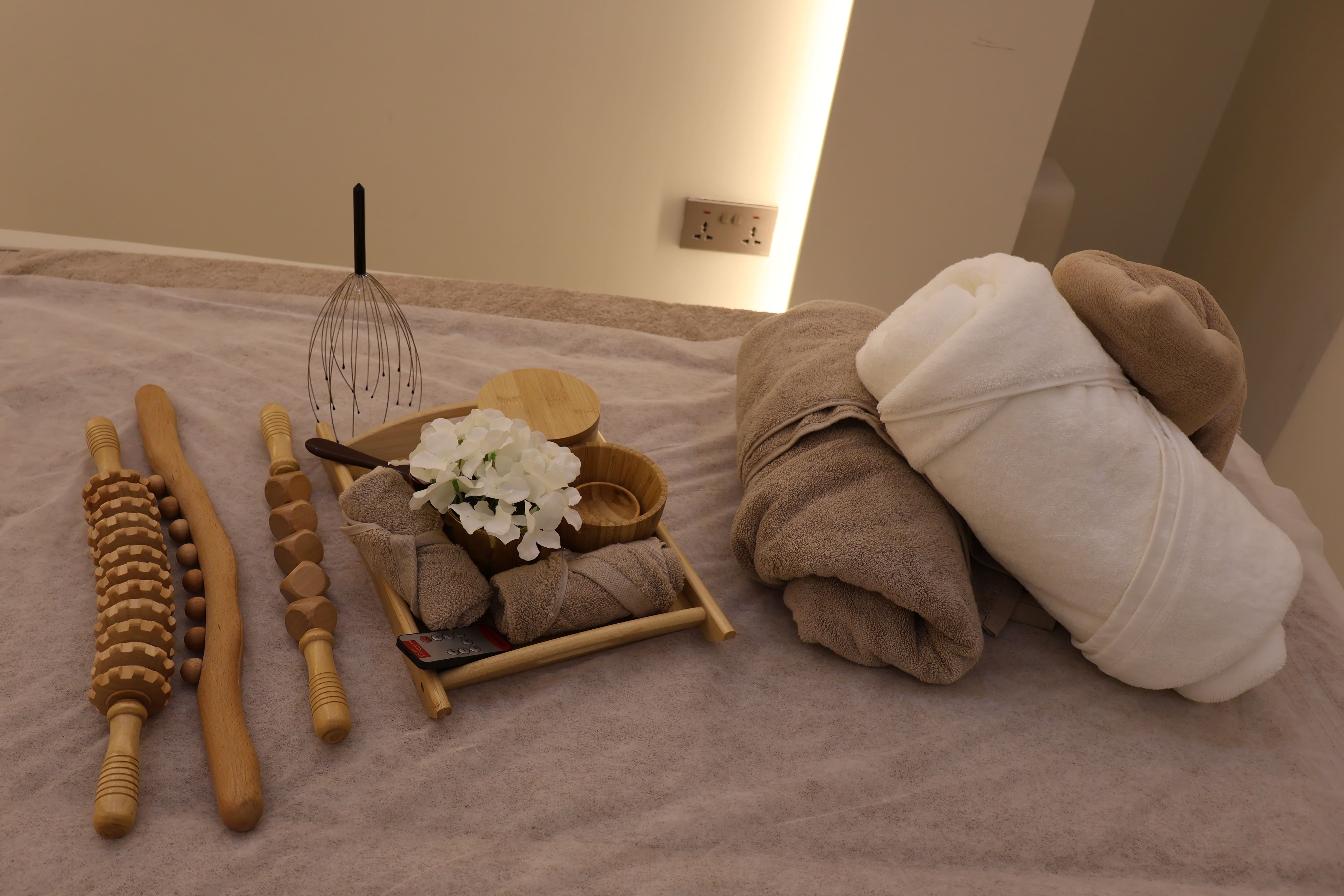 image of facial treatment being performed