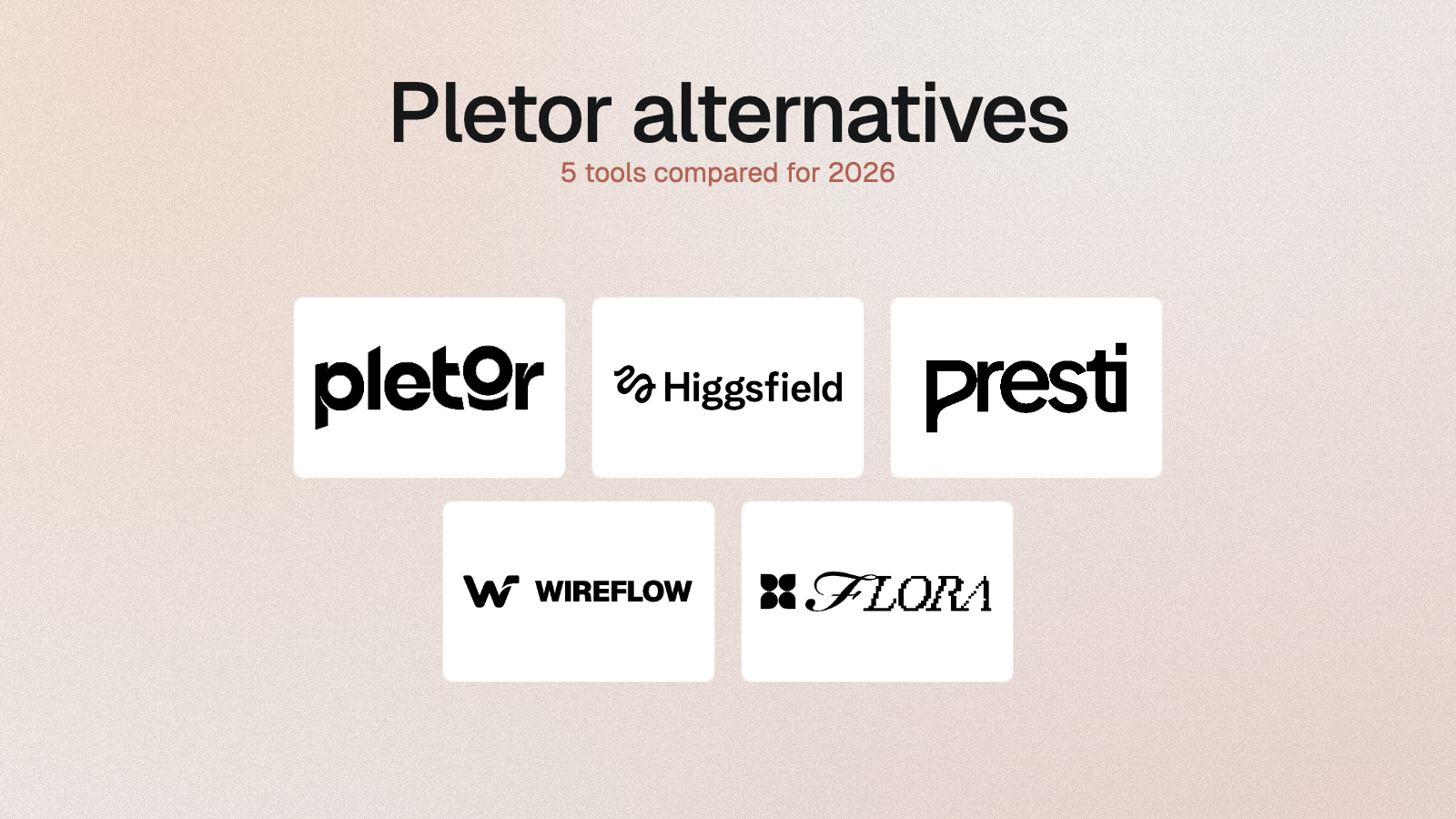 Presti Blog Cover - Pletor Alternatives
