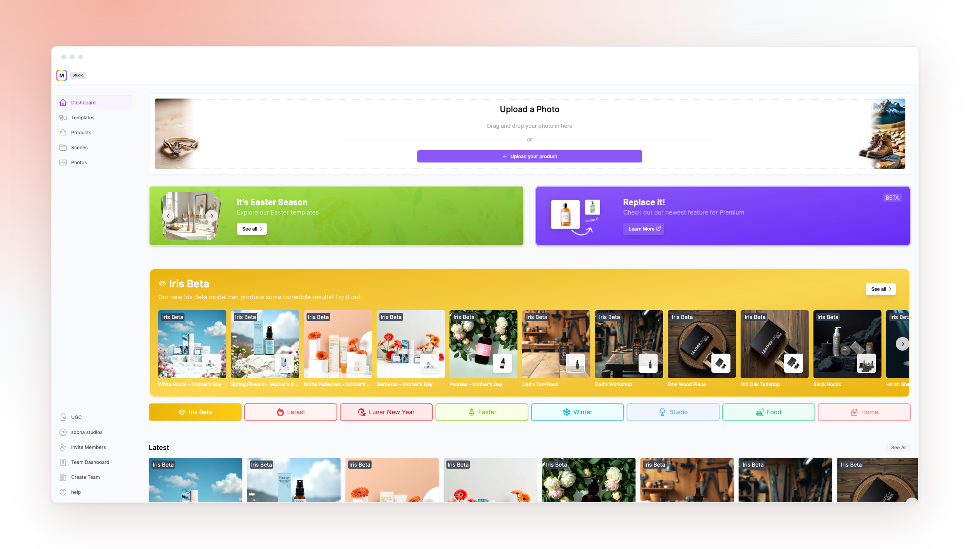 Mokker tool dashboard