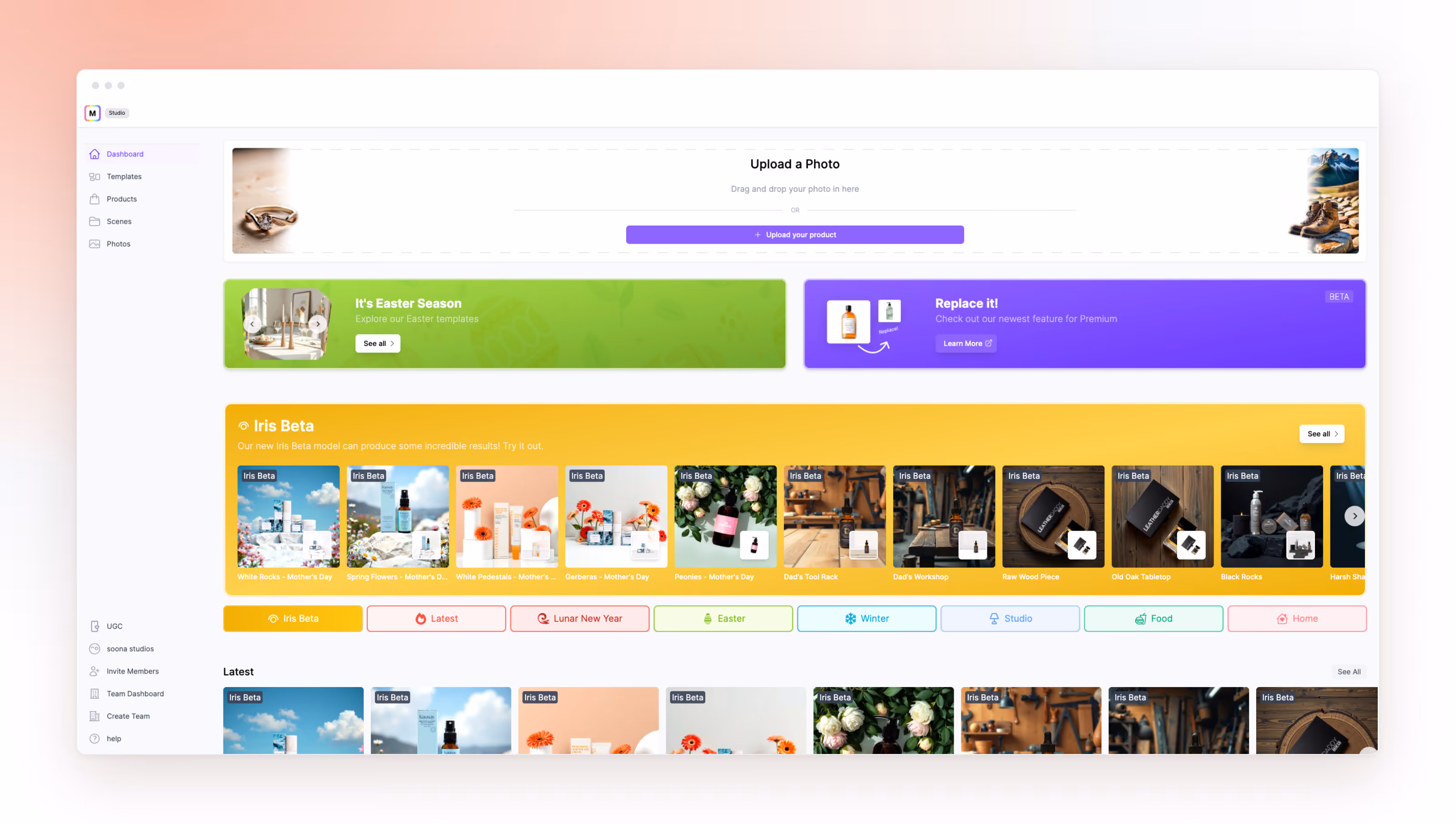 Mokker tool dashboard