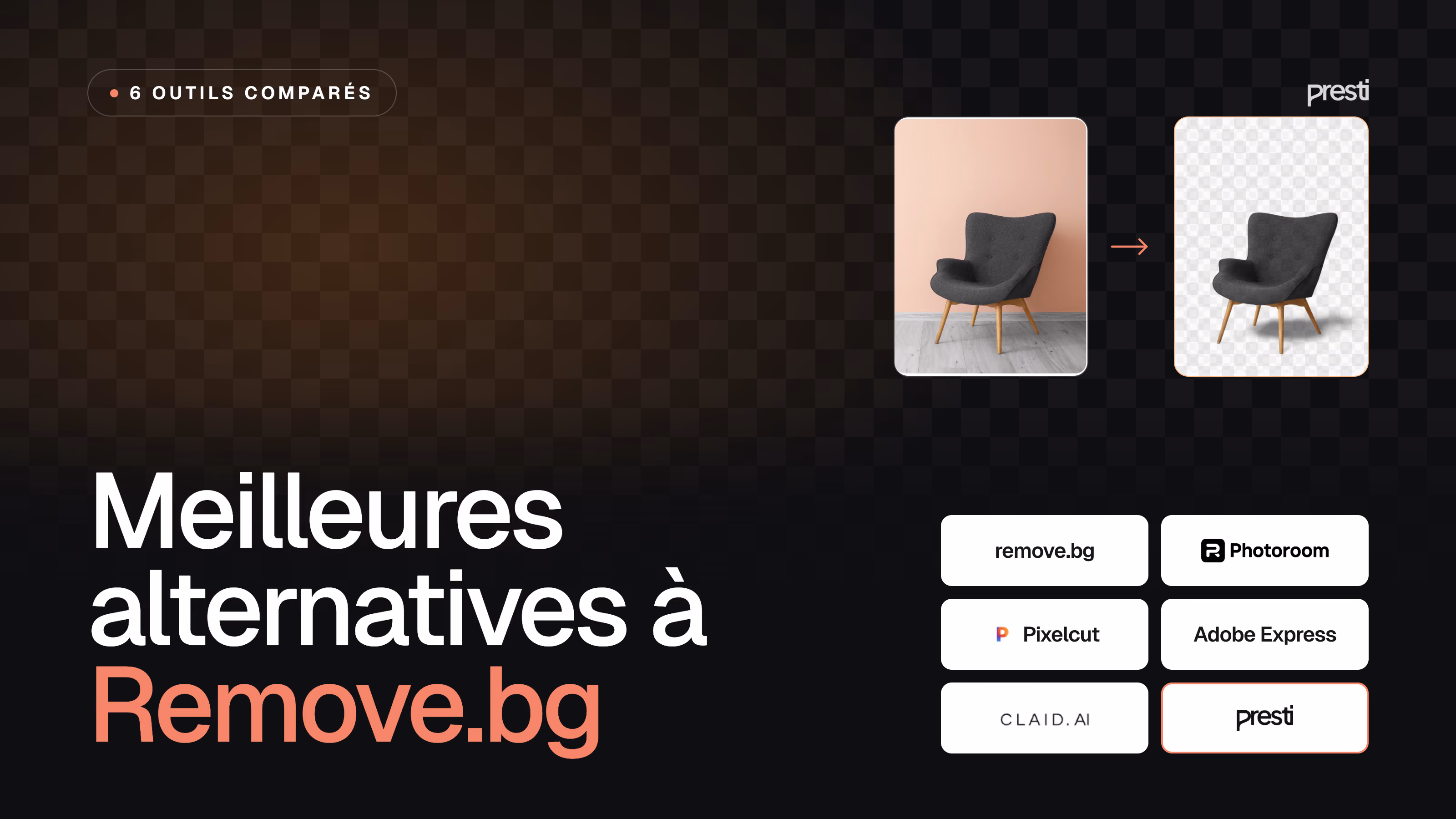 Meilleures alternatives à Remove.bg pour 2026