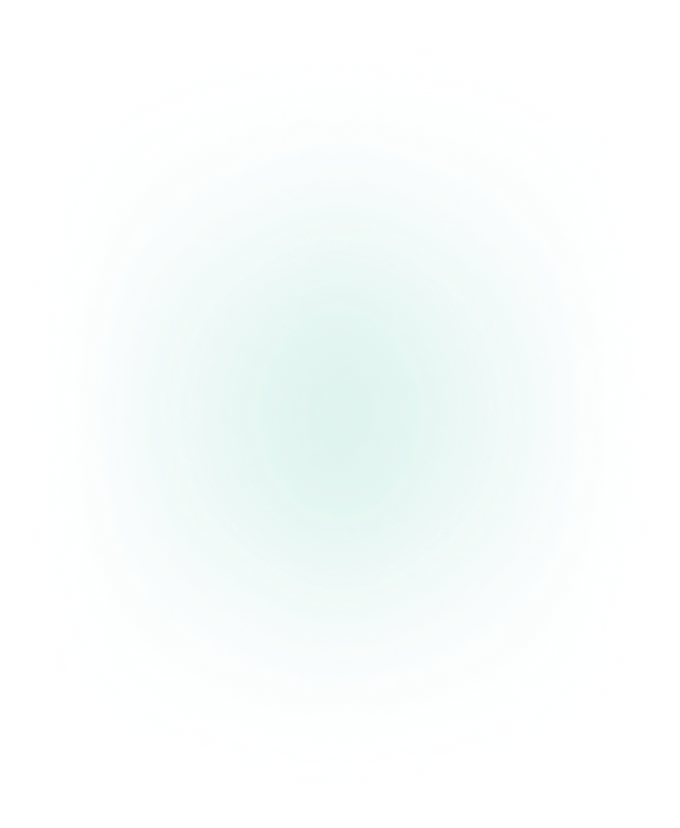 Close-up of the top right corner of a teal circle with pixelated color noise around the edge.