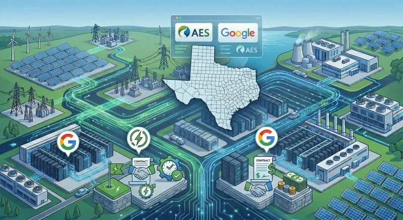 Google and AES to Develop Texas Data Center with Colocated Clean Energy
