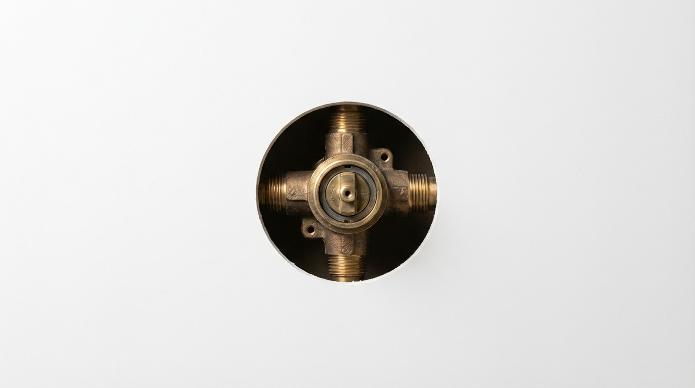 Modern tub-to-shower conversion — structural installation