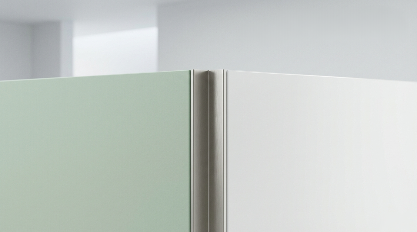 Finished bathroom — tub-to-shower conversion result