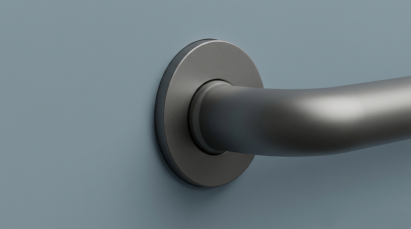 Wet-space remodeling detail — tile and grout work