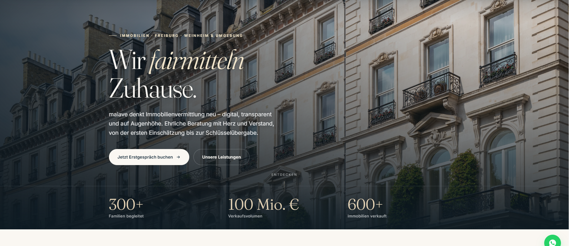 Webdesign Referenz Projekt 1