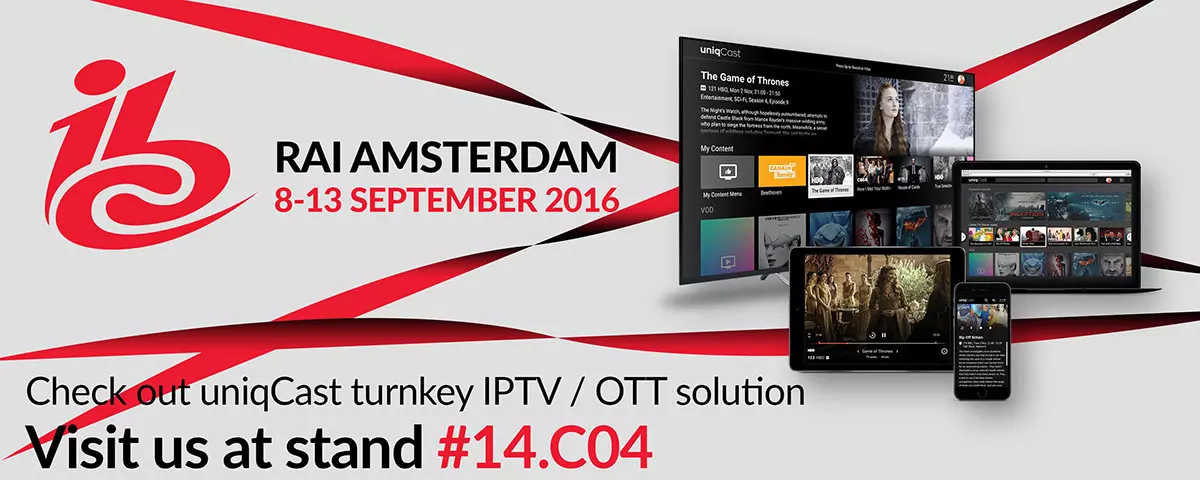 Anuncio de un programa de televisión en una pantalla de televisión.