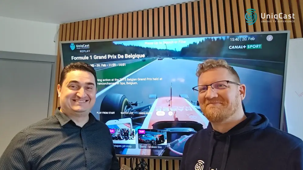 Únase a Ivan Biljan y Domagoj Bartolic mientras muestran la función más destacada de la plataforma OTT/IPTV de UniqCast.