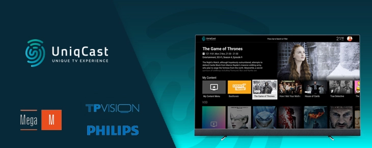 Una pantalla de televisión que muestra un programa llamado Juego de tronos.