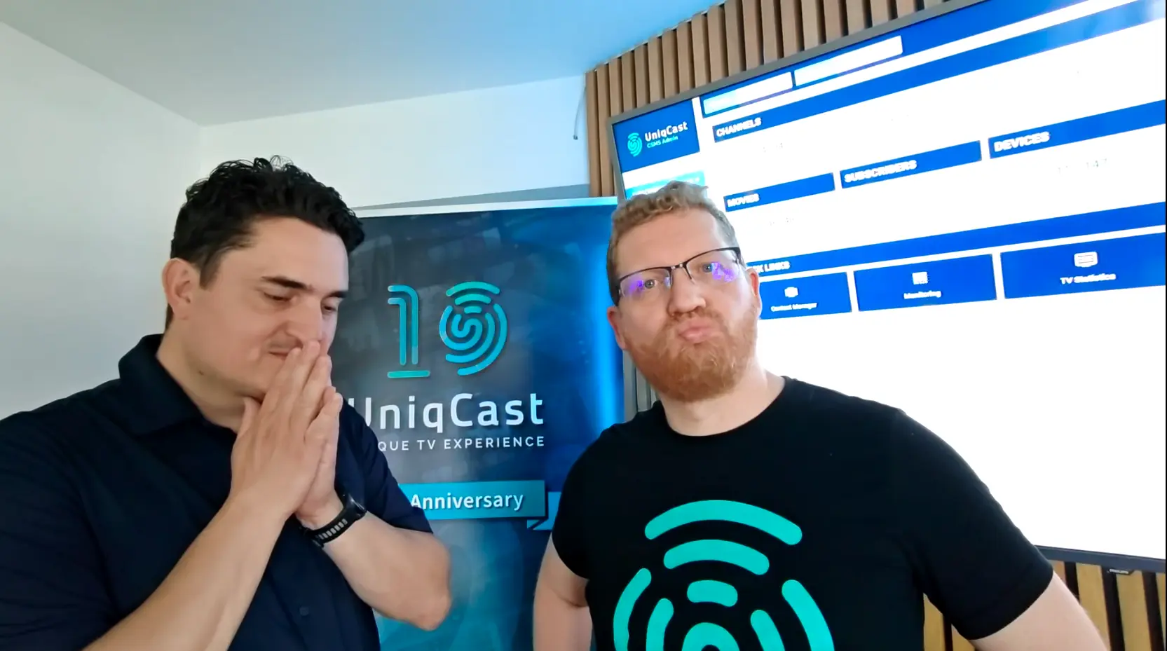 Ivan Biljan y Domagoj Bartolic presentan la herramienta de administración de CSMS para la gestión de servicios OTT/IPTV/DVB