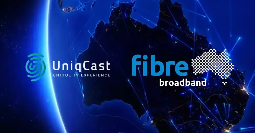 Un mapa de Australia con dos logotipos en la parte superior.