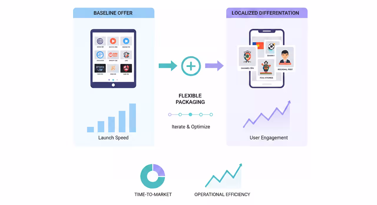 Image illustrating effective strategies for telcos to enhance business growth through tailored content offerings.