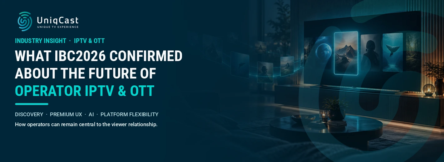 What IBC2026 Confirmed About the Future of Operator IPTV and OTT Services