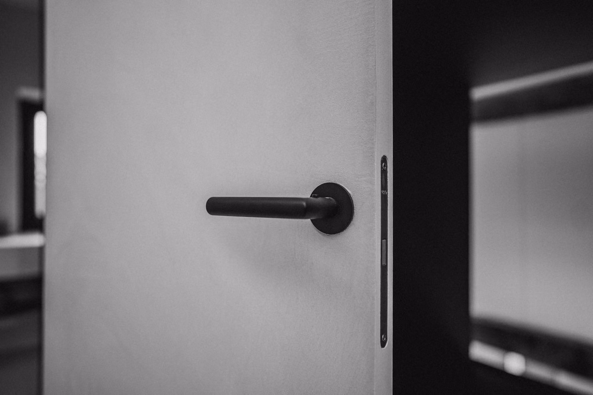 porte en béton ciré