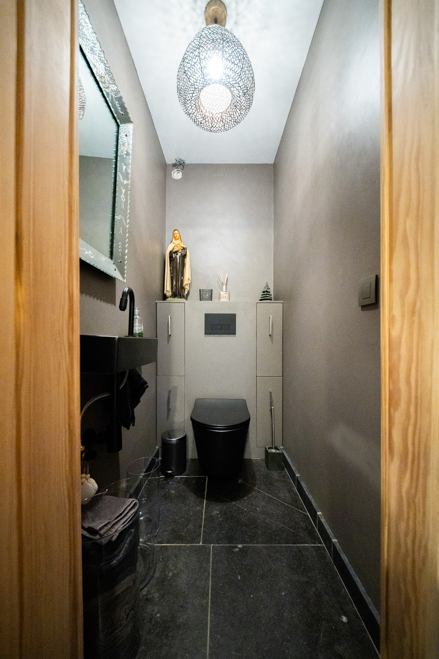 béton ciré salle de bain et toilette