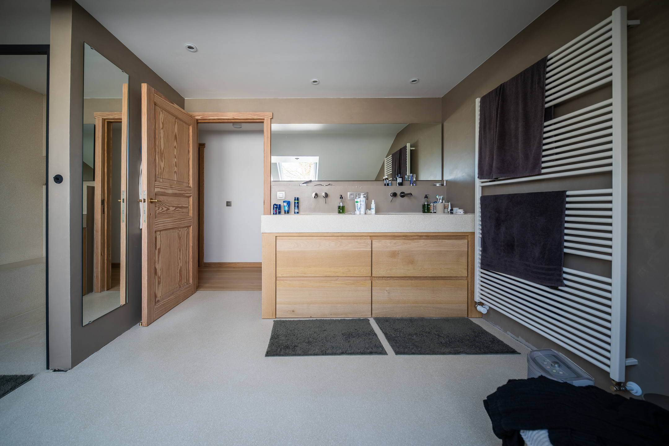 béton ciré salle de bain et toilette