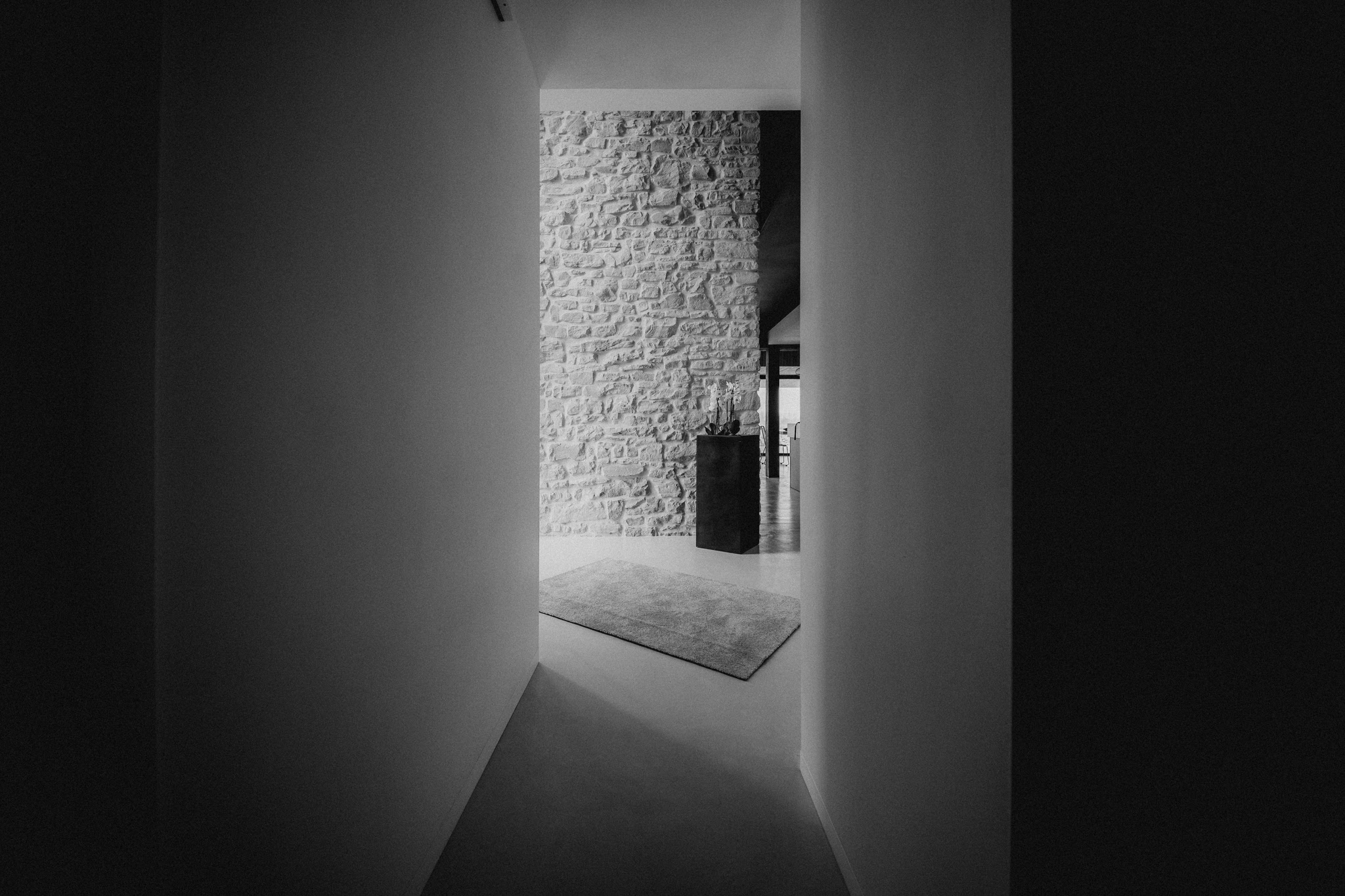 béton ciré avec cuisine et mobilier intégrés