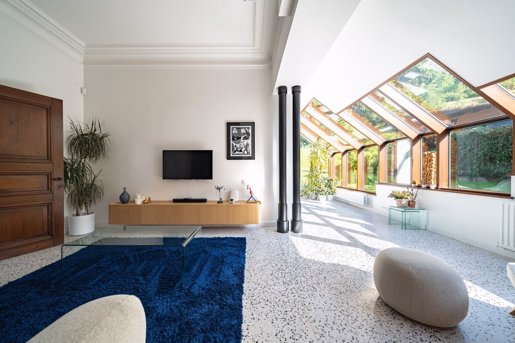 Terrazzo veranda à marche