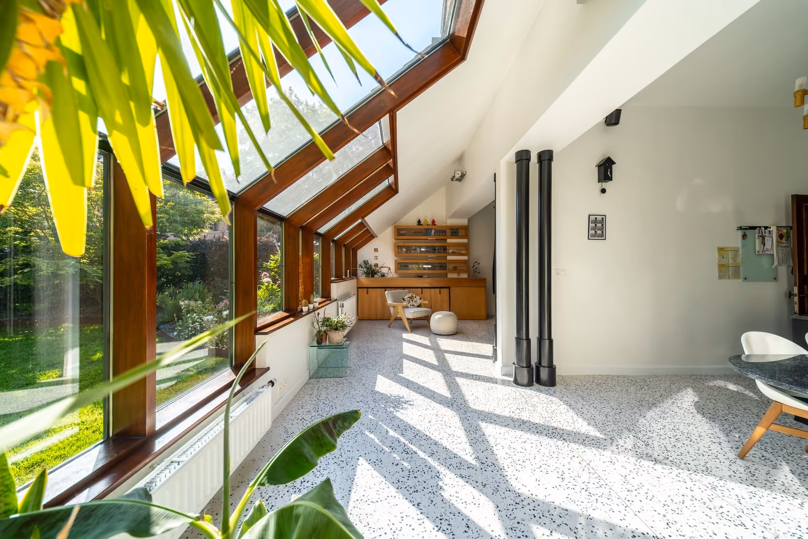 Terrazzo veranda à marche
