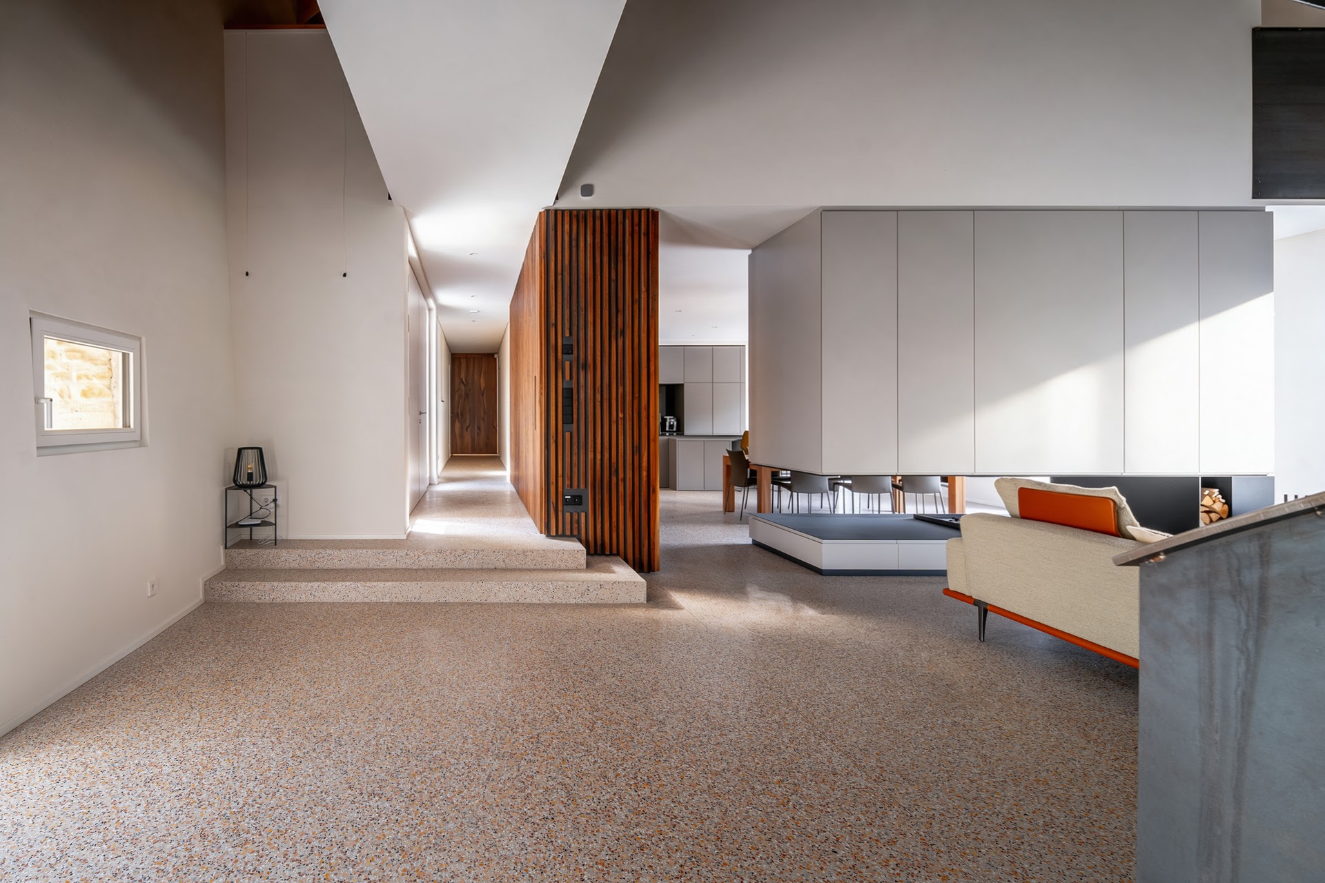 terrazzo AdLucem dans une habitation au Luxembourg