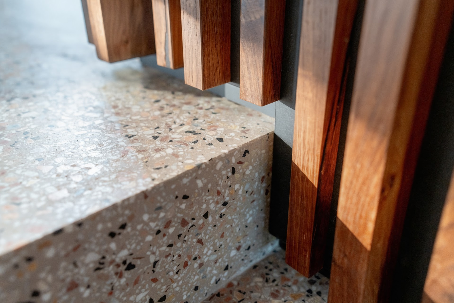 terrazzo AdLucem dans une habitation au Luxembourg