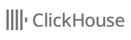 ClickHouse logo with stylized bar chart icon to the left of the text.