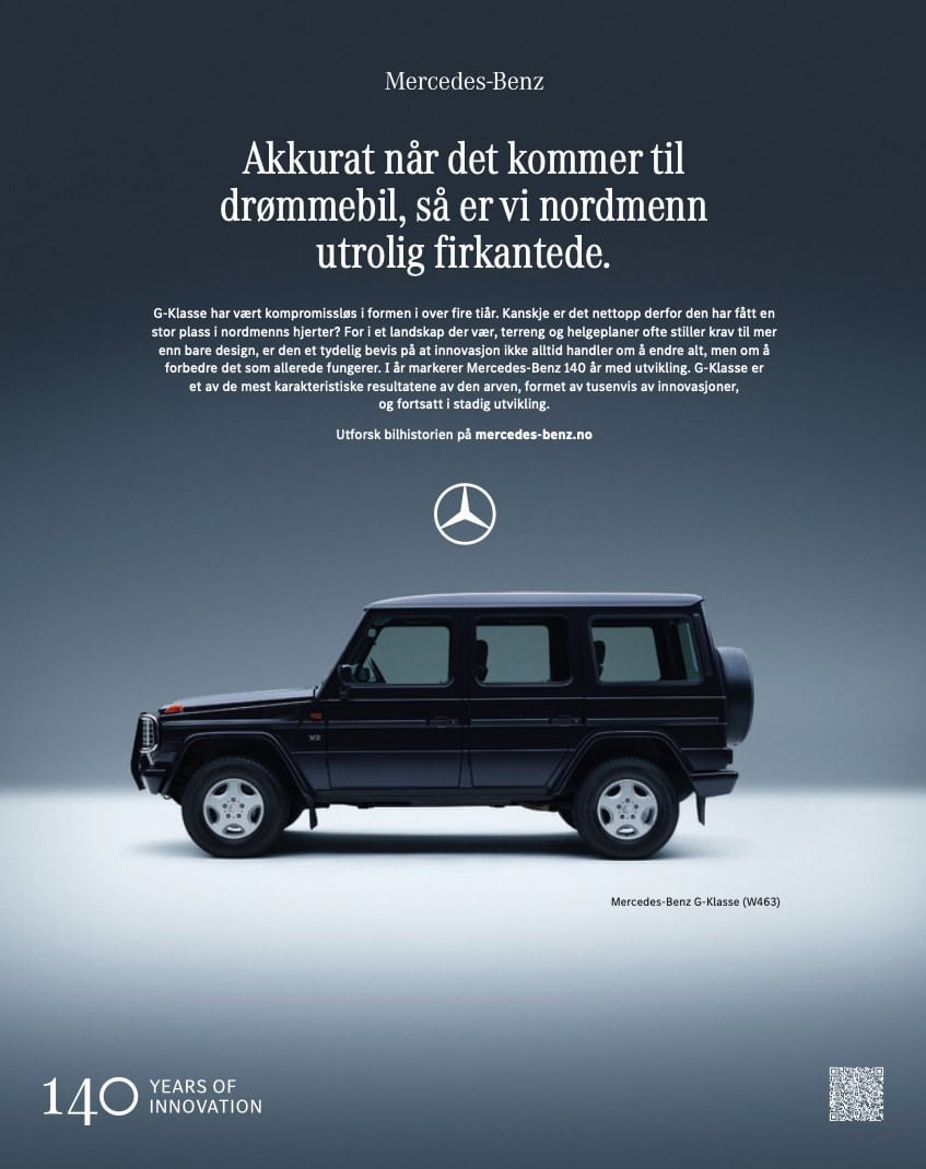 Mercedes-Benz 140 år – kampanjevisual