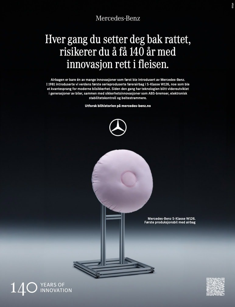 Mercedes-Benz 140 år – kampanjevisual