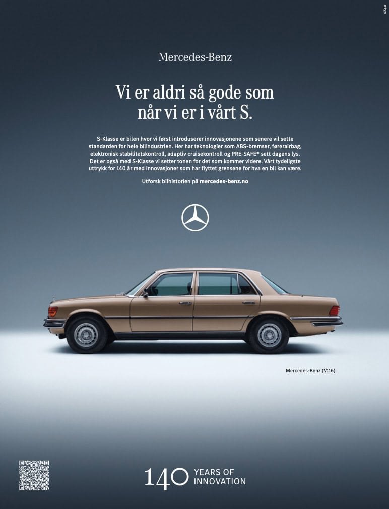 Mercedes-Benz 140 år – kampanjevisual