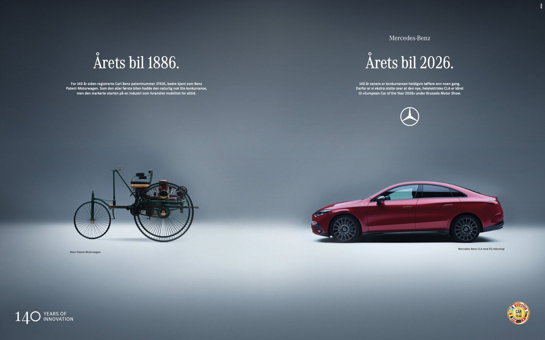 Mercedes-Benz 140 år – kampanjevisual