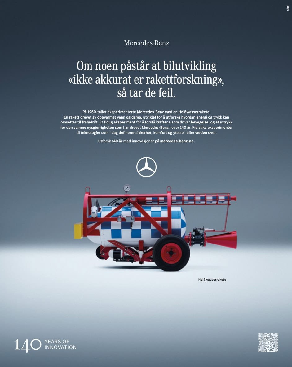 Mercedes-Benz 140 år – kampanjevisual