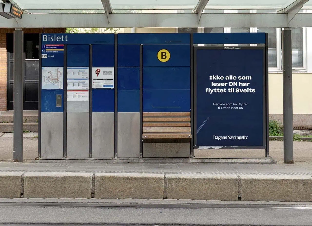 Dagens Næringsliv-kampanje fra Anorak