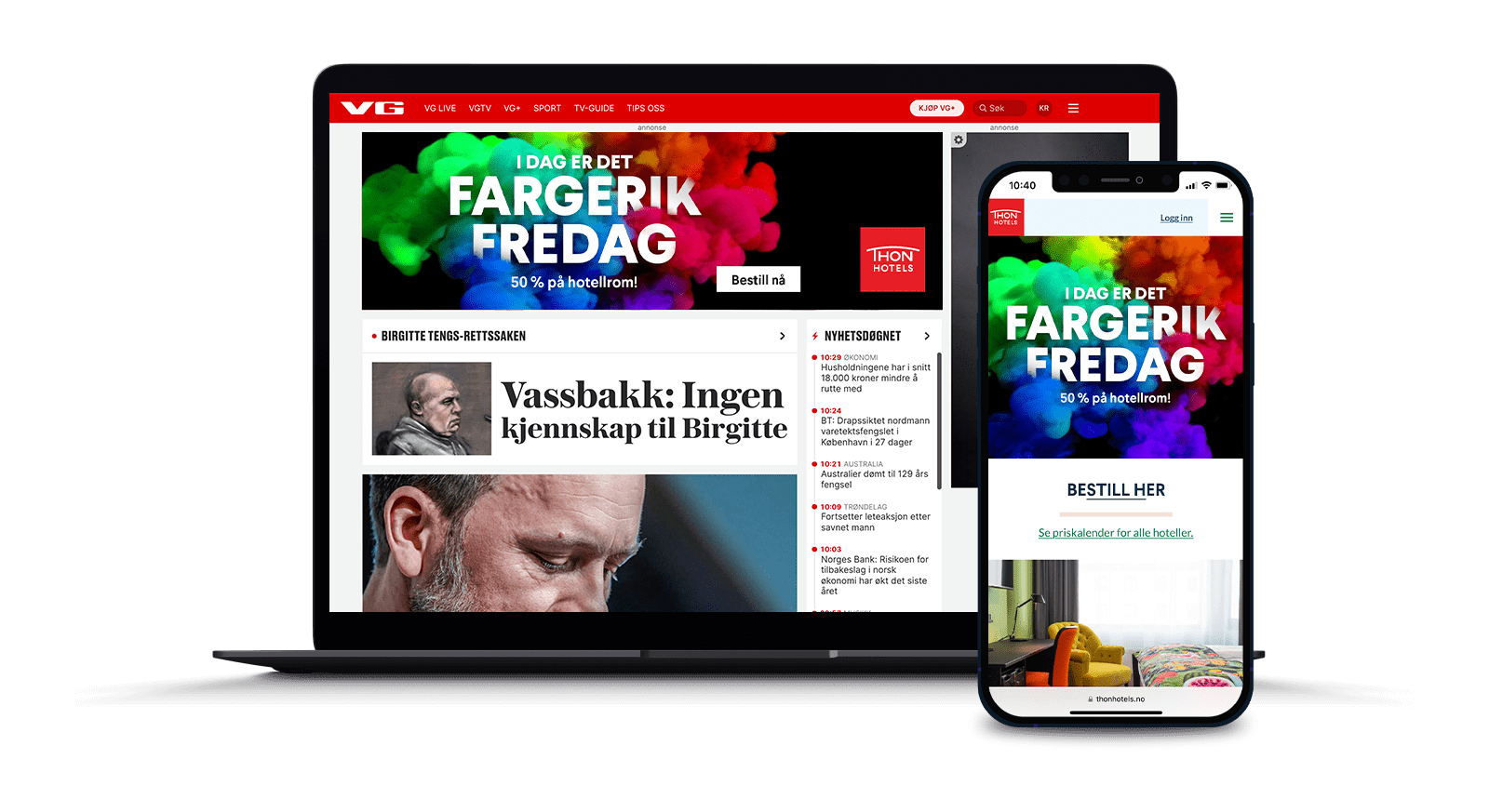 Fargerik Fredag – kampanjebanner